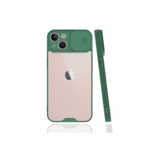 Newface iPhone 13 Mini Kılıf Platin Kamera Koruma Silikon - Yeşil Newface iPhone 13 Mini Kılıf Platin Kamera Koruma Silikon - Yeşil