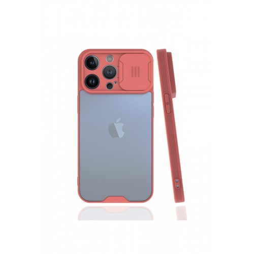 Newface iPhone 13 Pro Kılıf Platin Kamera Koruma Silikon - Pembe Newface iPhone 13 Pro Kılıf Platin Kamera Koruma Silikon - Pembe