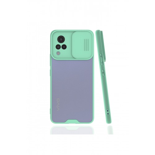 Newface Vivo V21 Kılıf Platin Kamera Koruma Silikon - Açık Yeşil Newface Vivo V21 Kılıf Platin Kamera Koruma Silikon - Açık Yeşil
