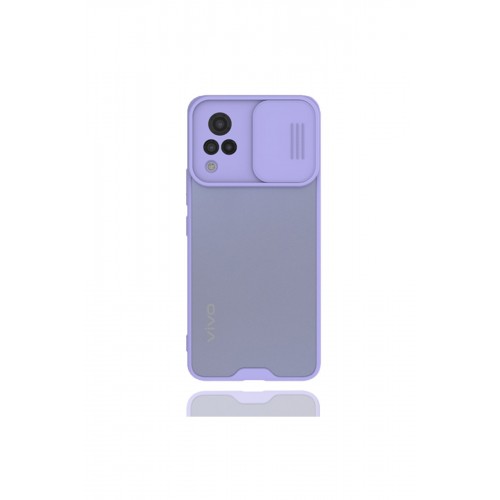 Newface Vivo V21 Kılıf Platin Kamera Koruma Silikon - Lila Newface Vivo V21 Kılıf Platin Kamera Koruma Silikon - Lila