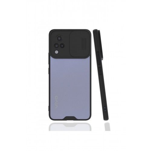Newface Vivo V21 Kılıf Platin Kamera Koruma Silikon - Siyah Newface Vivo V21 Kılıf Platin Kamera Koruma Silikon - Siyah