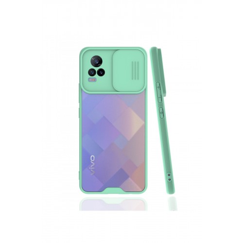Newface Vivo V21e Kılıf Platin Kamera Koruma Silikon - Açık Yeşil Newface Vivo V21e Kılıf Platin Kamera Koruma Silikon - Açık Yeşil