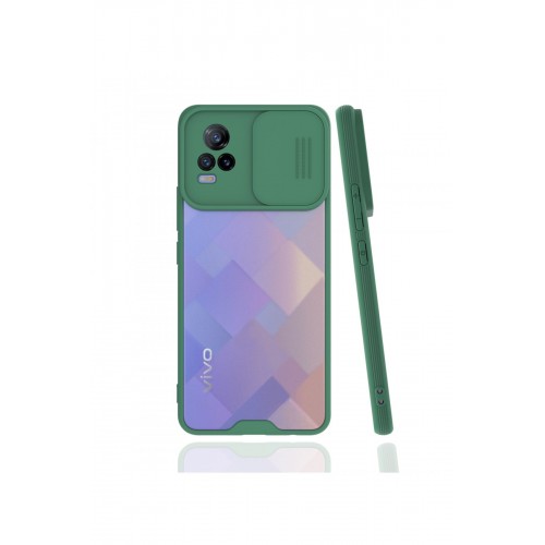 Newface Vivo V21e Kılıf Platin Kamera Koruma Silikon - Yeşil Newface Vivo V21e Kılıf Platin Kamera Koruma Silikon - Yeşil