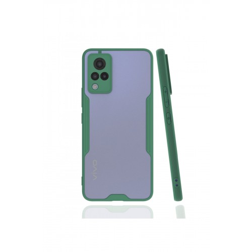 Newface Vivo V21 Kılıf Platin Silikon - Yeşil Newface Vivo V21 Kılıf Platin Silikon - Yeşil