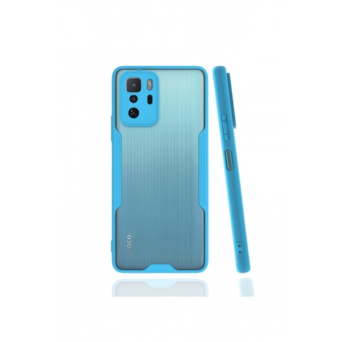 Newface Xiaomi Poco X3 GT Kılıf Platin Silikon - Mavi Newface Xiaomi Poco X3 GT Kılıf Platin Silikon - Mavi