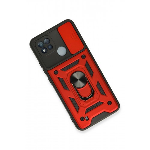 Newface Realme C11 2021 Kılıf Pars Lens Yüzüklü Silikon - Kırmızı Newface Realme C11 2021 Kılıf Pars Lens Yüzüklü Silikon - Kırmızı