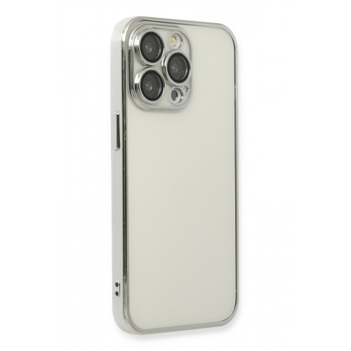 Newface iPhone 13 Pro Kılıf Razer Lensli Silikon - Gümüş Newface iPhone 13 Pro Kılıf Razer Lensli Silikon - Gümüş