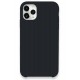 Newface iPhone 11 Pro Kılıf Lansman Legant Silikon - Koyu Gri Newface iPhone 11 Pro Kılıf Lansman Legant Silikon - Koyu Gri