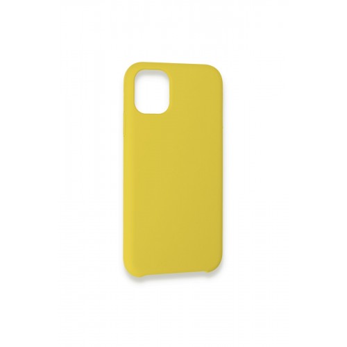 Newface iPhone 11 Pro Max Kılıf Lansman Legant Silikon - Sarı Newface iPhone 11 Pro Max Kılıf Lansman Legant Silikon - Sarı