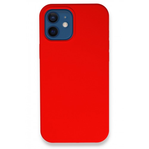 Newface iPhone 12 Kılıf Lansman Legant Silikon - Kırmızı Newface iPhone 12 Kılıf Lansman Legant Silikon - Kırmızı