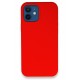 Newface iPhone 12 Kılıf Lansman Legant Silikon - Kırmızı Newface iPhone 12 Kılıf Lansman Legant Silikon - Kırmızı
