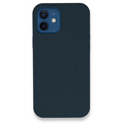 Newface iPhone 12 Kılıf Lansman Legant Silikon - Gece Mavisi Newface iPhone 12 Kılıf Lansman Legant Silikon - Gece Mavisi