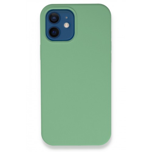 Newface iPhone 12 Kılıf Lansman Legant Silikon - Yeşil Newface iPhone 12 Kılıf Lansman Legant Silikon - Yeşil