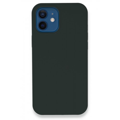 Newface iPhone 12 Kılıf Lansman Legant Silikon - Koyu Yeşil Newface iPhone 12 Kılıf Lansman Legant Silikon - Koyu Yeşil