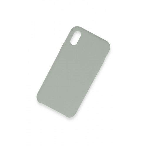 Newface iPhone X Kılıf Lansman Legant Silikon - Açık Gri Newface iPhone X Kılıf Lansman Legant Silikon - Açık Gri
