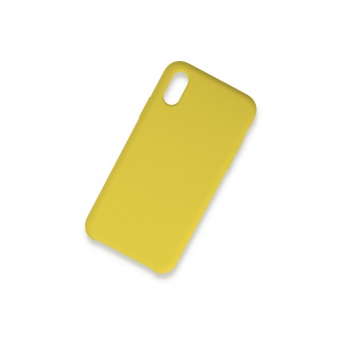 Newface iPhone X Kılıf Lansman Legant Silikon - Sarı Newface iPhone X Kılıf Lansman Legant Silikon - Sarı