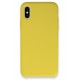Newface iPhone XS Kılıf Lansman Legant Silikon - Sarı Newface iPhone XS Kılıf Lansman Legant Silikon - Sarı