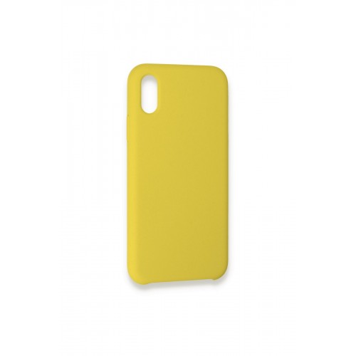 Newface iPhone XS Kılıf Lansman Legant Silikon - Sarı Newface iPhone XS Kılıf Lansman Legant Silikon - Sarı