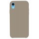 Newface iPhone XR Kılıf Lansman Legant Silikon - Bej