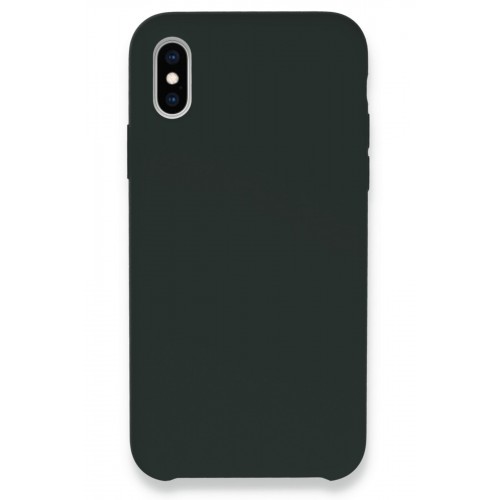 Newface iPhone XS Max Kılıf Lansman Legant Silikon - Koyu Yeşil Newface iPhone XS Max Kılıf Lansman Legant Silikon - Koyu Yeşil