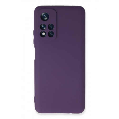 Newface Xiaomi Redmi Note 11T Kılıf First Silikon - Mor Newface Xiaomi Redmi Note 11T Kılıf First Silikon - Mor