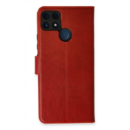 Newface Realme C25 Kılıf Trend S Plus Kapaklı Kılıf - Kırmızı Newface Realme C25 Kılıf Trend S Plus Kapaklı Kılıf - Kırmızı