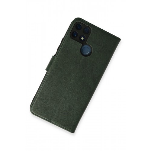 Newface Realme C25s Kılıf Trend S Plus Kapaklı Kılıf - Yeşil Newface Realme C25s Kılıf Trend S Plus Kapaklı Kılıf - Yeşil