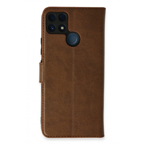 Newface Realme C25s Kılıf Trend S Plus Kapaklı Kılıf - Taba Newface Realme C25s Kılıf Trend S Plus Kapaklı Kılıf - Taba