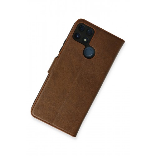 Newface Realme C25s Kılıf Trend S Plus Kapaklı Kılıf - Taba Newface Realme C25s Kılıf Trend S Plus Kapaklı Kılıf - Taba