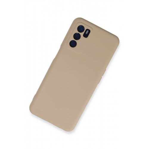 Newface Oppo A16 Kılıf Nano içi Kadife Silikon - Pudra Newface Oppo A16 Kılıf Nano içi Kadife Silikon - Pudra
