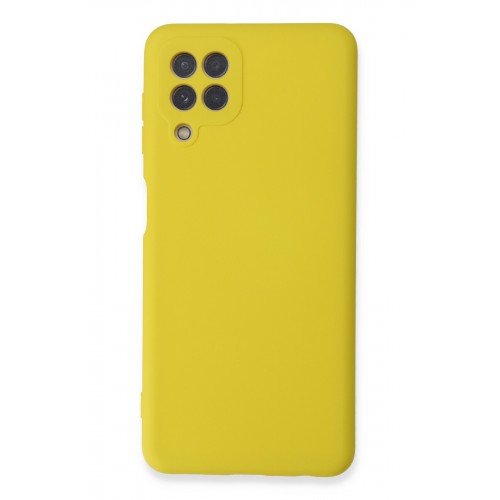 Newface Samsung Galaxy M32 Kılıf Nano içi Kadife Silikon - Sarı Newface Samsung Galaxy M32 Kılıf Nano içi Kadife Silikon - Sarı