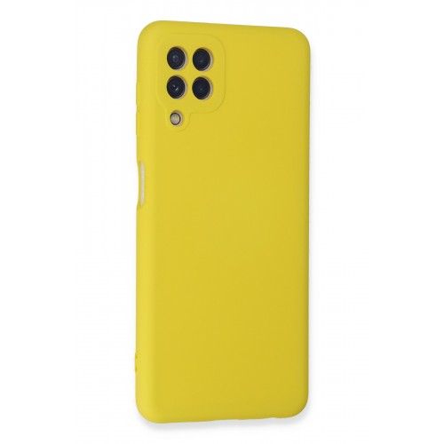 Newface Samsung Galaxy M32 Kılıf Nano içi Kadife Silikon - Sarı Newface Samsung Galaxy M32 Kılıf Nano içi Kadife Silikon - Sarı