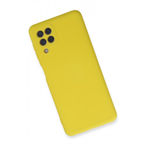 Newface Samsung Galaxy M32 Kılıf Nano içi Kadife Silikon - Sarı Newface Samsung Galaxy M32 Kılıf Nano içi Kadife Silikon - Sarı