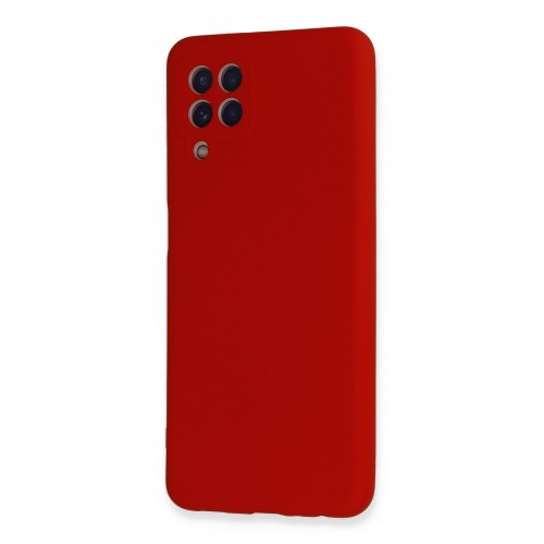 Newface Samsung Galaxy M32 Kılıf Nano içi Kadife Silikon - Kırmızı Newface Samsung Galaxy M32 Kılıf Nano içi Kadife Silikon - Kırmızı