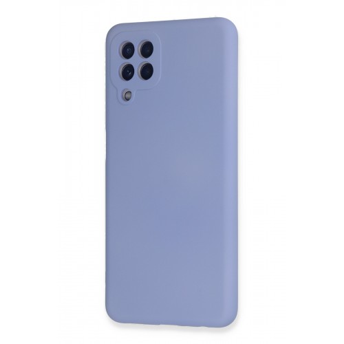 Newface Samsung Galaxy M32 Kılıf Nano içi Kadife Silikon - Lila Newface Samsung Galaxy M32 Kılıf Nano içi Kadife Silikon - Lila