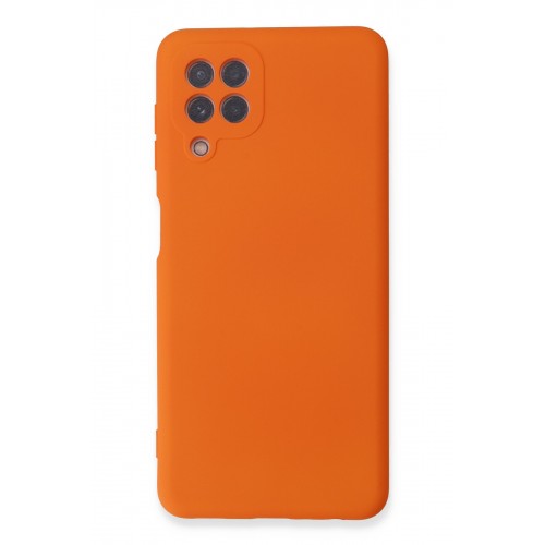Newface Samsung Galaxy M32 Kılıf Nano içi Kadife Silikon - Turuncu Newface Samsung Galaxy M32 Kılıf Nano içi Kadife Silikon - Turuncu