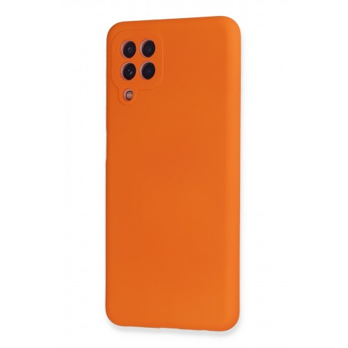 Newface Samsung Galaxy M32 Kılıf Nano içi Kadife Silikon - Turuncu Newface Samsung Galaxy M32 Kılıf Nano içi Kadife Silikon - Turuncu