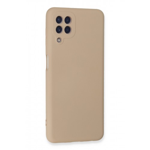 Newface Samsung Galaxy M32 Kılıf Nano içi Kadife Silikon - Pudra Newface Samsung Galaxy M32 Kılıf Nano içi Kadife Silikon - Pudra
