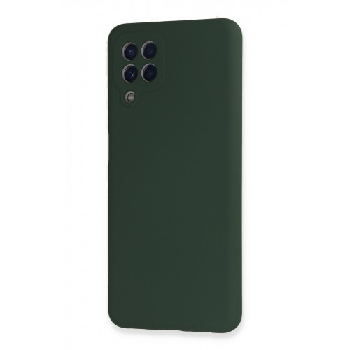 Newface Samsung Galaxy M32 Kılıf Nano içi Kadife Silikon - Koyu Yeşil Newface Samsung Galaxy M32 Kılıf Nano içi Kadife Silikon - Koyu Yeşil