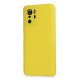 Newface Xiaomi Poco X3 GT Kılıf Nano içi Kadife Silikon - Sarı Newface Xiaomi Poco X3 GT Kılıf Nano içi Kadife Silikon - Sarı