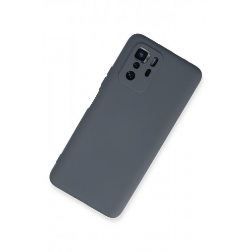 Newface Xiaomi Poco X3 GT Kılıf Nano içi Kadife Silikon - Gri Newface Xiaomi Poco X3 GT Kılıf Nano içi Kadife Silikon - Gri