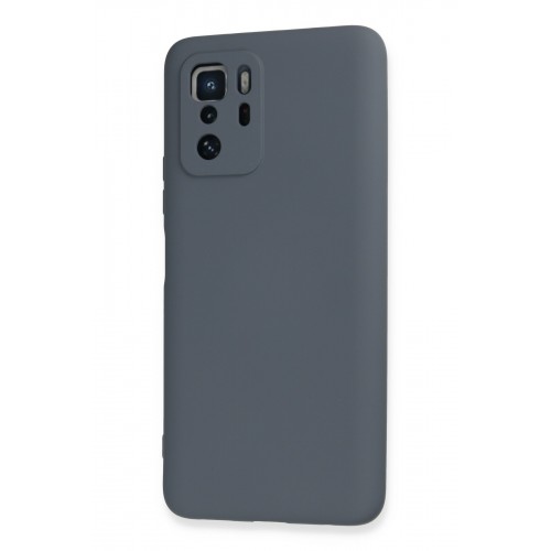 Newface Xiaomi Poco X3 GT Kılıf Nano içi Kadife Silikon - Gri Newface Xiaomi Poco X3 GT Kılıf Nano içi Kadife Silikon - Gri
