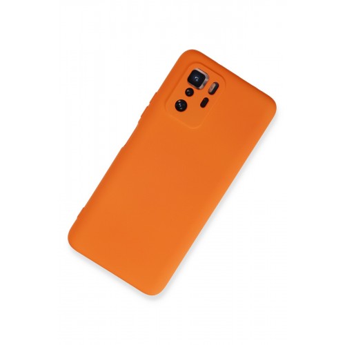 Newface Xiaomi Poco X3 GT Kılıf Nano içi Kadife Silikon - Turuncu Newface Xiaomi Poco X3 GT Kılıf Nano içi Kadife Silikon - Turuncu