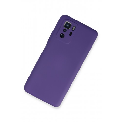 Newface Xiaomi Poco X3 GT Kılıf Nano içi Kadife Silikon - Mor Newface Xiaomi Poco X3 GT Kılıf Nano içi Kadife Silikon - Mor