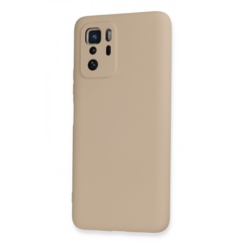 Newface Xiaomi Poco X3 GT Kılıf Nano içi Kadife Silikon - Pudra Newface Xiaomi Poco X3 GT Kılıf Nano içi Kadife Silikon - Pudra