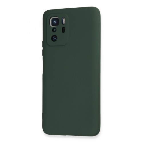 Newface Xiaomi Poco X3 GT Kılıf Nano içi Kadife Silikon - Koyu Yeşil Newface Xiaomi Poco X3 GT Kılıf Nano içi Kadife Silikon - Koyu Yeşil