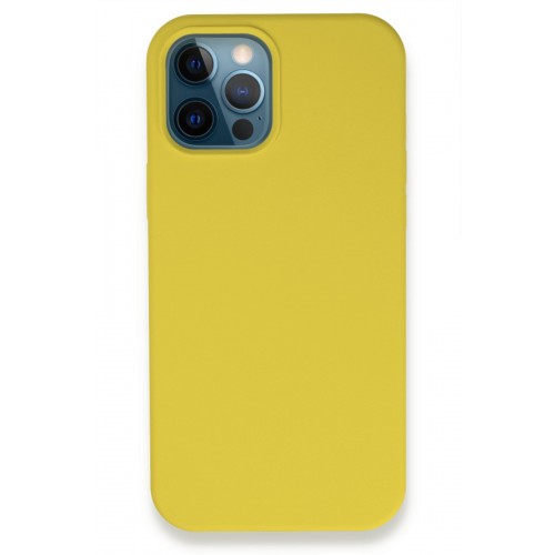 Newface iPhone 12 Pro Kılıf Lansman Legant Silikon - Sarı Newface iPhone 12 Pro Kılıf Lansman Legant Silikon - Sarı