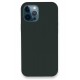 Newface iPhone 12 Pro Kılıf Lansman Legant Silikon - Koyu Yeşil Newface iPhone 12 Pro Kılıf Lansman Legant Silikon - Koyu Yeşil