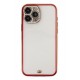 Newface iPhone 13 Pro Kılıf Liva Taşlı Silikon - Kırmızı Newface iPhone 13 Pro Kılıf Liva Taşlı Silikon - Kırmızı