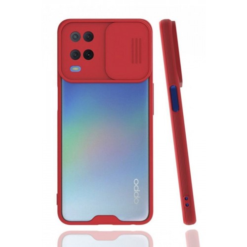 Newface Realme 8 Kılıf Platin Kamera Koruma Silikon - Kırmızı Newface Realme 8 Kılıf Platin Kamera Koruma Silikon - Kırmızı